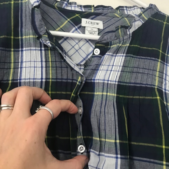 🍁3/30$!!! Plaid Pull Over Henley Top - Picture 6 of 10